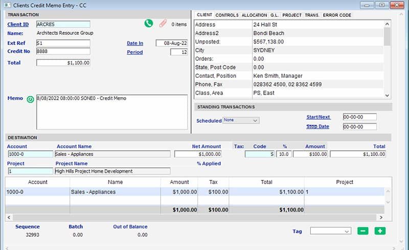 Accounts Receivable | SapphireOne ERP Accounting Software